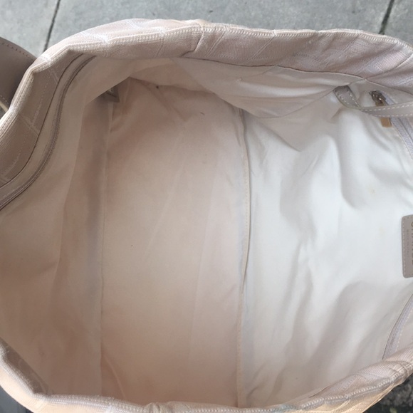 Authentic Chanel Travel Line Tote in good condition with pouch - Picture 11 of 15